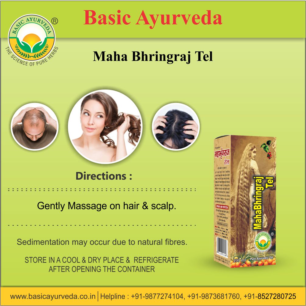 Basic Ayurveda Maha Bhringraj Tel 100 Ml