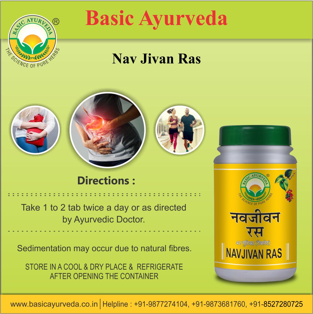 Basic Ayurveda Nav Jivan Ras 40 Tablet