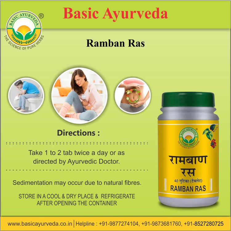 Basic Ayurveda Ramban Ras 40 Tablet