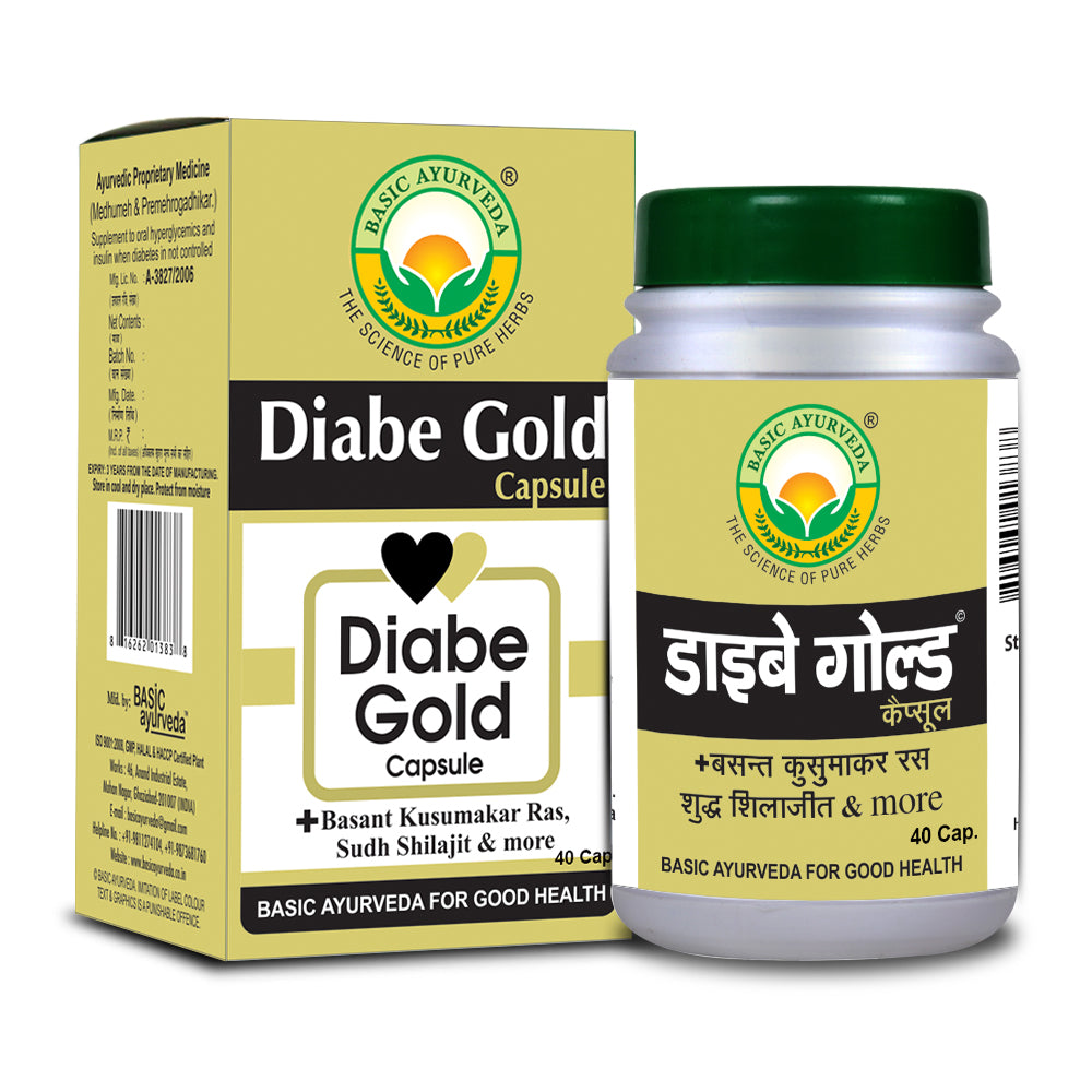 Basic Ayurveda Diabe Gold 40 Capsule
