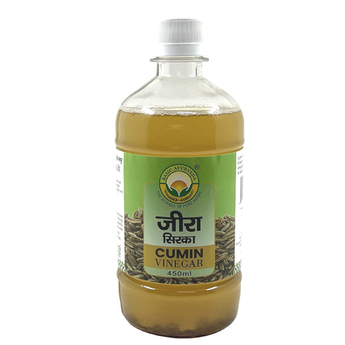 Basic Ayurveda Jeera Sirka Premium (Cumin Vinegar) 450 Ml | 100% Pure & Natural, No Artificial Flavours Or Additional Ingredients | A Natural Product With The Goodness Of Cumin (Zeera)